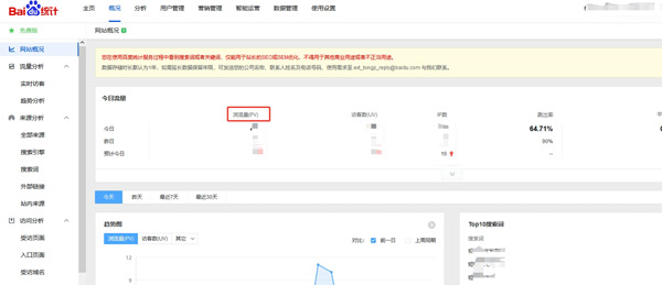 揭秘：網(wǎng)站瀏覽量在哪里看？